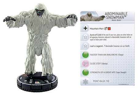 Abominable Snowman WK 005 WizKids Promo Heroclix Heroclix WizKids Promos Abominable Snowman WK 005 WizKids Promo Heroclix Heroclix WizKids Promos