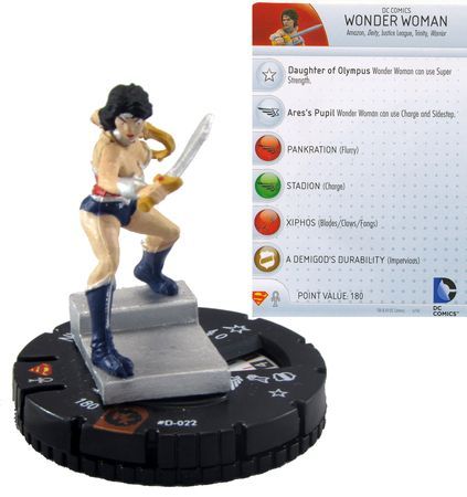 Wonder Woman D 022 WizKids Promo DC Heroclix Heroclix WizKids Promos Wonder Woman D 022 WizKids Promo DC Heroclix Heroclix WizKids Promos