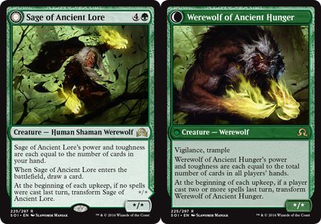 Sage of Ancient Lore Werewolf of Ancient Hunger 225 297 Sage of Ancient Lore Werewolf of Ancient Hunger 225 297