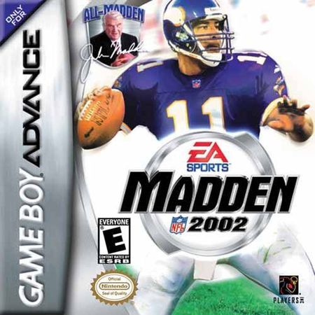 Madden 2002 Game Boy Advance Nintendo Game Boy Advance GBA Madden 2002 Game Boy Advance Nintendo Game Boy Advance GBA
