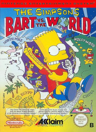 The Simpsons Bart VS the World NES Nintendo Entertainment System NES The Simpsons Bart VS the World NES Nintendo Entertainment System NES