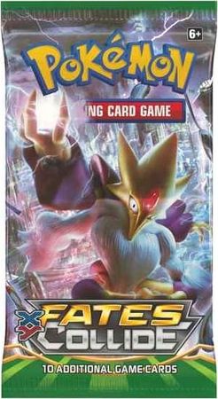 XY Fates Collide Booster Pack Pokemon New Pokemon 3DY 