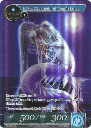 Little Mermaid of Tragic Love PR2015 021 Full Art Promo Force of Will Promos Little Mermaid of Tragic Love PR2015 021 Full Art Promo Force of Will Promos