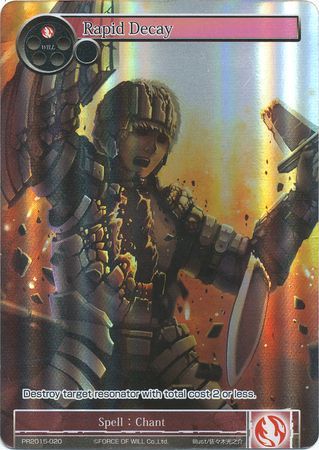 Rapid Decay PR2015 020 Full Art Promo Force of Will Promos Rapid Decay PR2015 020 Full Art Promo Force of Will Promos