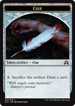 Clue Token 013 SOI Shadows over Innistrad Singles Clue Token 013 SOI Shadows over Innistrad Singles