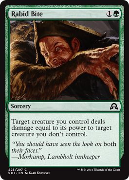 Rabid Bite 223 297 Shadows over Innistrad Singles Rabid Bite 223 297 Shadows over Innistrad Singles