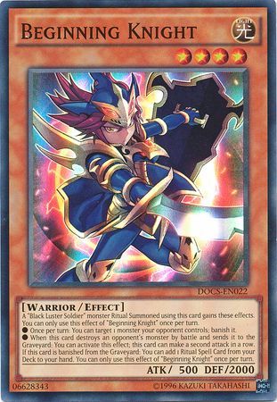 Beginning Knight DOCS EN022 Super Rare Unlimited Dimension of Chaos Unlimited Singles Beginning Knight DOCS EN022 Super Rare Unlimited Dimension of Chaos Unlimited Singles