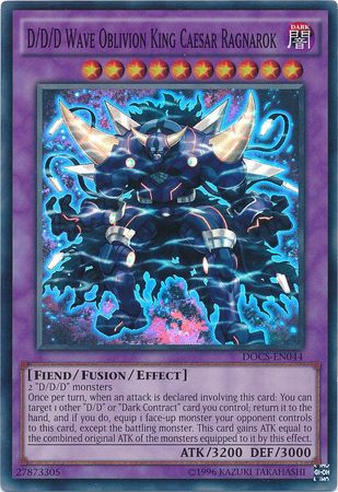 D D D Wave Oblivion King Caesar Ragnarok DOCS EN044 Super Rare Unlimited Dimension of Chaos Unlimited Singles D D D Wave Oblivion King Caesar Ragnarok DOCS EN044 Super Rare Unlimited Dimension of Chaos Unlimited Singles