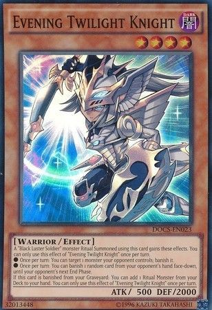 Evening Twilight Knight DOCS EN023 Super Rare Unlimited Dimension of Chaos Unlimited Singles Evening Twilight Knight DOCS EN023 Super Rare Unlimited Dimension of Chaos Unlimited Singles
