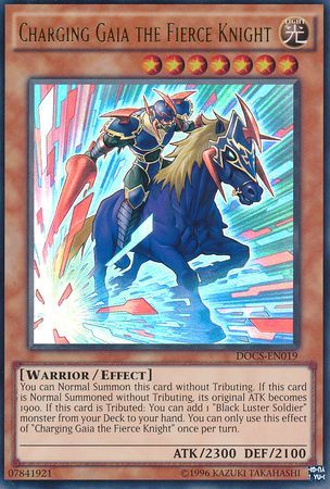 Charging Gaia the Fierce Knight DOCS EN019 Ultra Rare Unlimited Dimension of Chaos Unlimited Singles Charging Gaia the Fierce Knight DOCS EN019 Ultra Rare Unlimited Dimension of Chaos Unlimited Singles