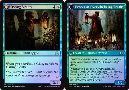 Daring Sleuth Bearer of Overwhelming Truths 054 297 Foil Shadows over Innistrad Foil Singles Daring Sleuth Bearer of Overwhelming Truths 054 297 Foil Shadows over Innistrad Foil Singles