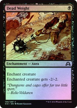 Dead Weight 106 297 Foil Shadows over Innistrad Foil Singles Dead Weight 106 297 Foil Shadows over Innistrad Foil Singles