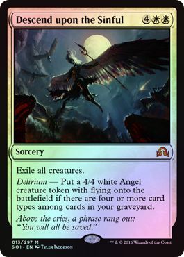 Descend upon the Sinful 013 297 Foil Shadows over Innistrad Foil Singles Descend upon the Sinful 013 297 Foil Shadows over Innistrad Foil Singles