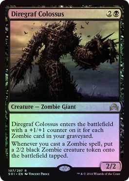 Diregraf Colossus 107 297 Foil Shadows over Innistrad Foil Singles Diregraf Colossus 107 297 Foil Shadows over Innistrad Foil Singles