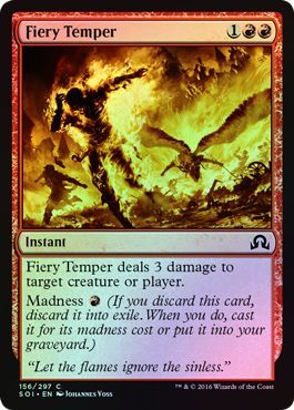 Fiery Temper 156 297 Foil Fiery Temper 156 297 Foil