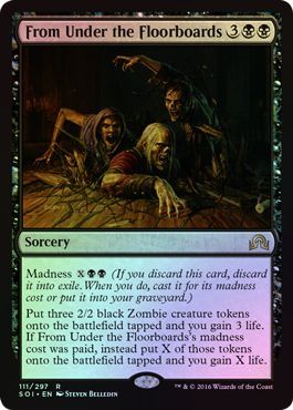 From Under the Floorboards 111 297 Foil Shadows over Innistrad Foil Singles From Under the Floorboards 111 297 Foil Shadows over Innistrad Foil Singles