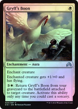 Gryff s Boon 020 297 Foil Shadows over Innistrad Foil Singles Gryff s Boon 020 297 Foil Shadows over Innistrad Foil Singles