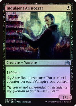 Indulgent Aristocrat 118 297 Foil Shadows over Innistrad Foil Singles Indulgent Aristocrat 118 297 Foil Shadows over Innistrad Foil Singles
