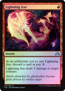Lightning Axe 170 297 Foil Lightning Axe 170 297 Foil
