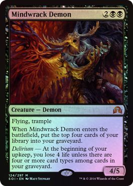 Mindwrack Demon 124 297 Foil Mindwrack Demon 124 297 Foil