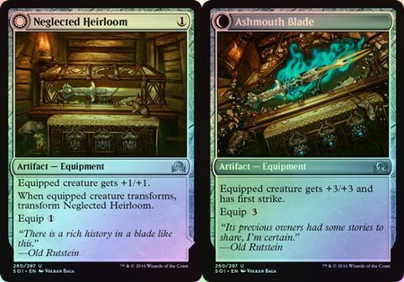 Neglected Heirloom Ashmouth Blade 260 297 Foil Shadows over Innistrad Foil Singles Neglected Heirloom Ashmouth Blade 260 297 Foil Shadows over Innistrad Foil Singles
