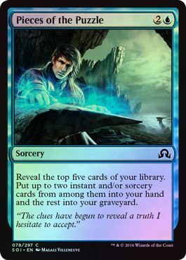 Pieces of the Puzzle 078 297 Foil Shadows over Innistrad Foil Singles Pieces of the Puzzle 078 297 Foil Shadows over Innistrad Foil Singles