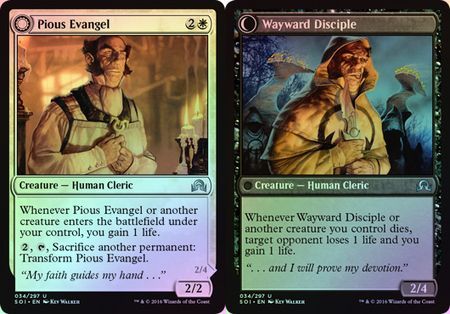 Pious Evangel Wayward Disciple 034 297 Foil Shadows over Innistrad Foil Singles Pious Evangel Wayward Disciple 034 297 Foil Shadows over Innistrad Foil Singles