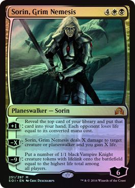Sorin Grim Nemesis 251 297 Foil Shadows over Innistrad Foil Singles Sorin Grim Nemesis 251 297 Foil Shadows over Innistrad Foil Singles