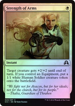 Strength of Arms 040 297 Foil Shadows over Innistrad Foil Singles Strength of Arms 040 297 Foil Shadows over Innistrad Foil Singles