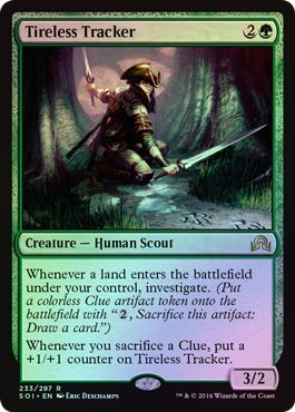 Tireless Tracker 233 297 Foil Shadows over Innistrad Foil Singles Tireless Tracker 233 297 Foil Shadows over Innistrad Foil Singles