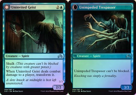 Uninvited Geist Unimpeded Trespasser 094 297 Foil Uninvited Geist Unimpeded Trespasser 094 297 Foil