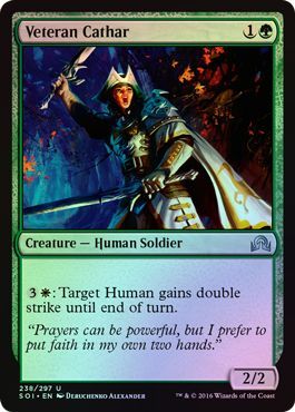 Veteran Cathar 238 297 Foil Shadows over Innistrad Foil Singles Veteran Cathar 238 297 Foil Shadows over Innistrad Foil Singles