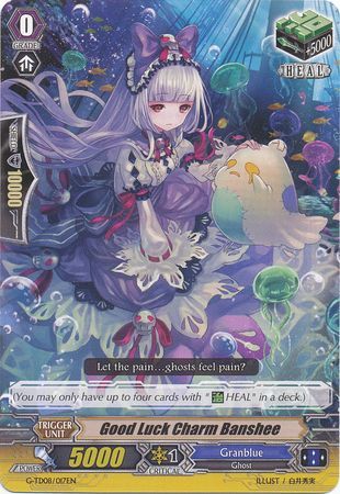 Good Luck Charm Banshee G TD08 017EN G Trial Deck 8 Vampire Princess of the Nether Hour Singles Good Luck Charm Banshee G TD08 017EN G Trial Deck 8 Vampire Princess of the Nether Hour Singles