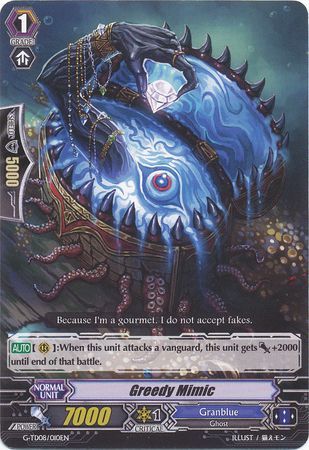 Greedy Mimic G TD08 010EN G Trial Deck 8 Vampire Princess of the Nether Hour Singles Greedy Mimic G TD08 010EN G Trial Deck 8 Vampire Princess of the Nether Hour Singles