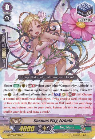 Cosmos Pixy Lizbeth G BT06 103EN Common C Cosmos Pixy Lizbeth G BT06 103EN Common C