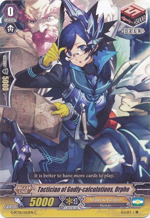 Tactician of Godly calculations Orphe G BT06 063EN Common C Tactician of Godly calculations Orphe G BT06 063EN Common C