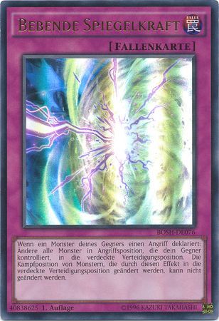 Bebende Spiegelkraft BOSH DE076 Ultra Rare 1st Edition Bebende Spiegelkraft BOSH DE076 Ultra Rare 1st Edition