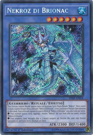 Nekroz di Brionac THSF IT014 Secret Rare 1st Edition Italian Yugioh Cards Nekroz di Brionac THSF IT014 Secret Rare 1st Edition Italian Yugioh Cards