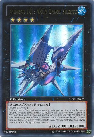 Numero 101 ARCA Onore Silente LVAL IT047 Ultra Rare 1st Edition Numero 101 ARCA Onore Silente LVAL IT047 Ultra Rare 1st Edition