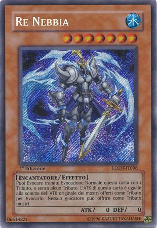 Re Nebbia LODT IT098 Secret Rare 1st Edition Italian Yugioh Cards Re Nebbia LODT IT098 Secret Rare 1st Edition Italian Yugioh Cards