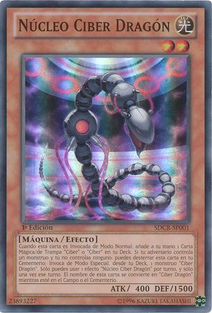Nucleo Ciber Dragon SDCR SP001 Super Rare 1st Edition Spanish Yugioh Cards Nucleo Ciber Dragon SDCR SP001 Super Rare 1st Edition Spanish Yugioh Cards