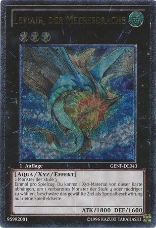 Ultimate Rare Leviair der Meeresdrache GENF DE043 1st Edition German Yugioh Cards Ultimate Rare Leviair der Meeresdrache GENF DE043 1st Edition German Yugioh Cards