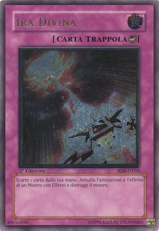 Ultimate Rare Ira Divina RDS IT050 1st Edition Italian Yugioh Cards Ultimate Rare Ira Divina RDS IT050 1st Edition Italian Yugioh Cards