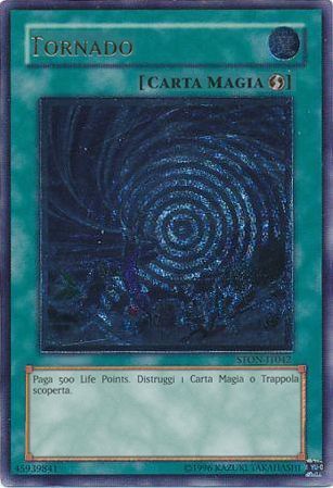 Ultimate Rare Tornado STON IT042 Unlimited Italian Yugioh Cards Ultimate Rare Tornado STON IT042 Unlimited Italian Yugioh Cards