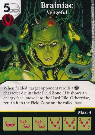 Brainiac Vengeful 110 142 Rare DC Dice Masters World s Finest Singles Brainiac Vengeful 110 142 Rare DC Dice Masters World s Finest Singles