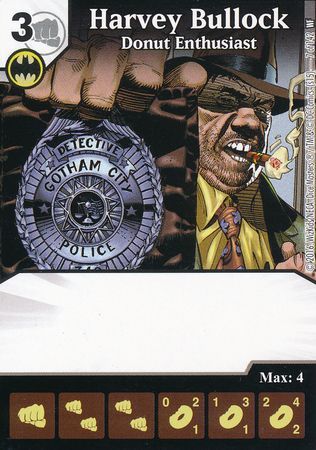 Harvey Bullock Donut Enthusiast 7 142 Common DC Dice Masters World s Finest Singles Harvey Bullock Donut Enthusiast 7 142 Common DC Dice Masters World s Finest Singles