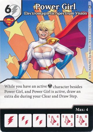 Power Girl Electromagnetic Spectrum Vision 17 142 Common DC Dice Masters World s Finest Singles Power Girl Electromagnetic Spectrum Vision 17 142 Common DC Dice Masters World s Finest Singles
