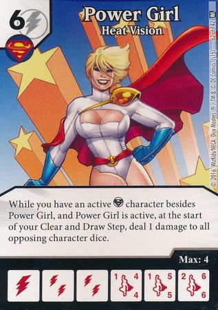 Power Girl Heat Vision 62 142 Common DC Dice Masters World s Finest Singles Power Girl Heat Vision 62 142 Common DC Dice Masters World s Finest Singles