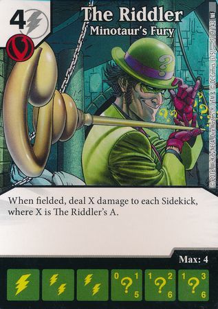 The Riddler Minotaur s Fury 71 142 Common The Riddler Minotaur s Fury 71 142 Common
