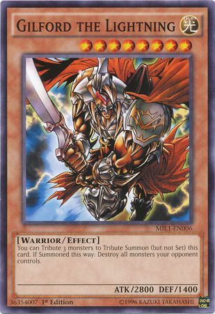 Gilford the Lightning MIL1 EN006 Common 1st Edition Gilford the Lightning MIL1 EN006 Common 1st Edition